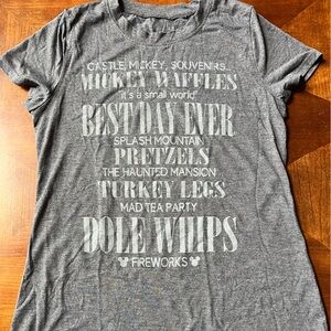 Women’s Disney park gray shirt size medium